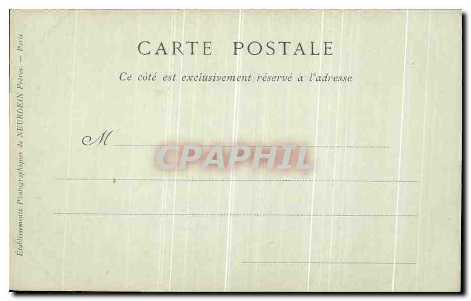 CPA Sens Le Portail de la Catbedrale — Rückseite