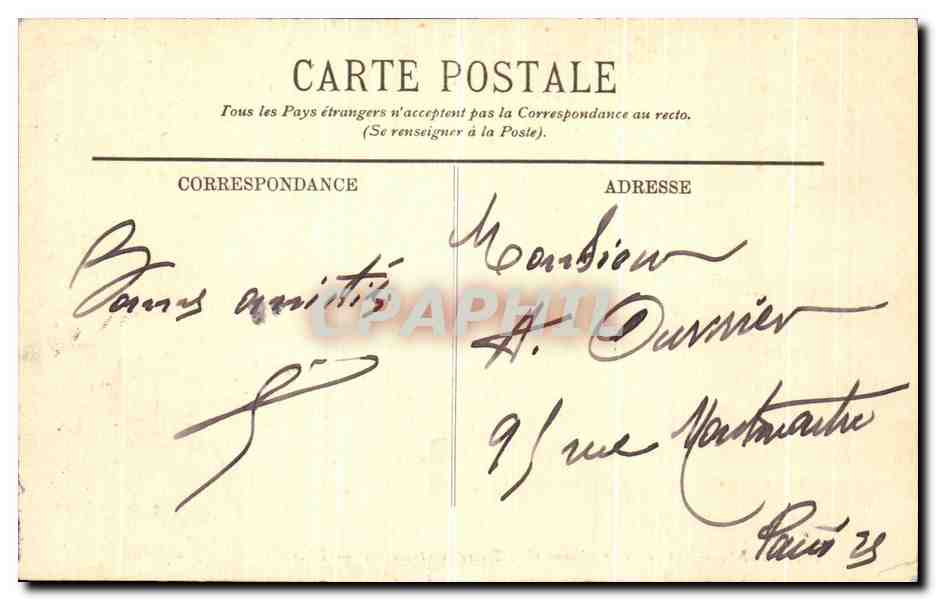 CPA Sens Les Bords de l Yonne et le Tertre Saint Martin — Rückseite