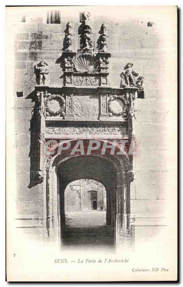 CPA Sens La Porte de l Archeveche