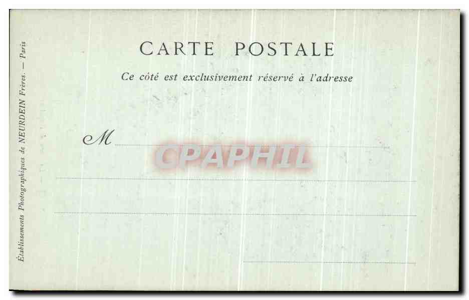CPA Sens La Porte de l Archeveche — Verso