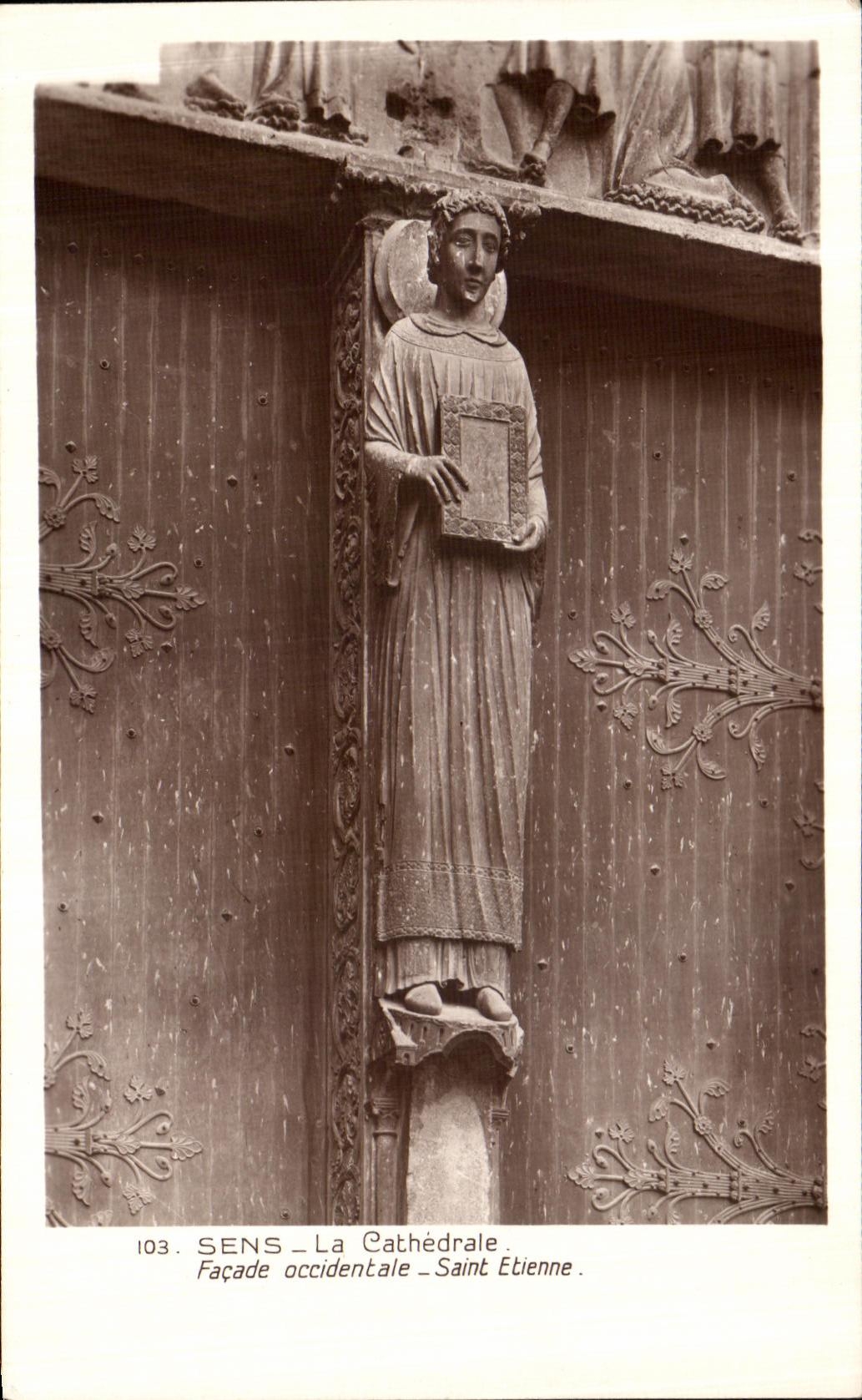 Sens - La Cathédrale - Façade occidentale - Saint Étienne