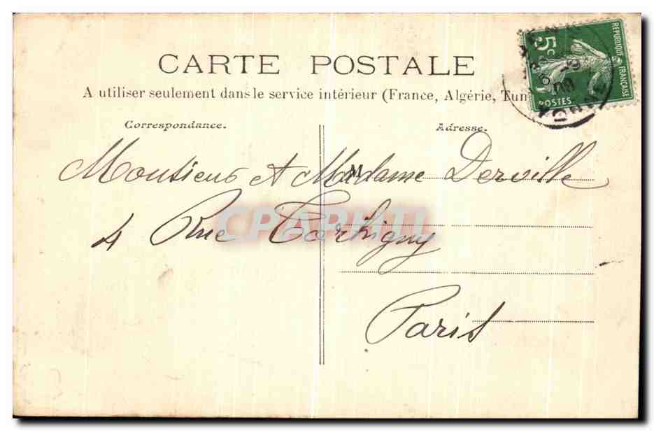CPA Sens La grille de l Archeveche — Rückseite