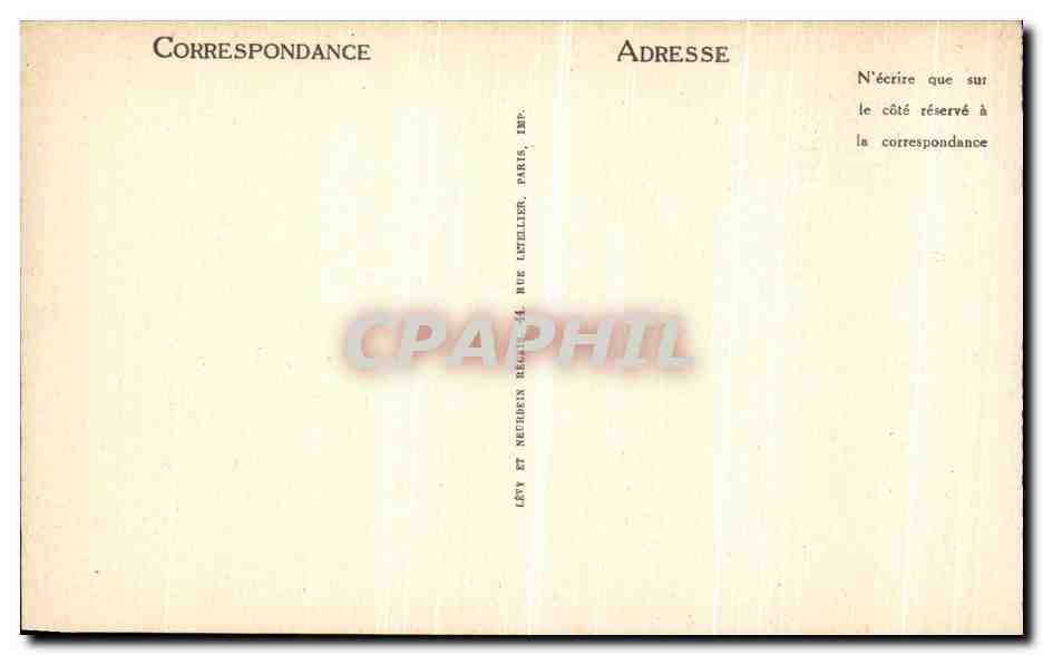 CPA Vezealy Basilique de la Madeleine Deambulatoire du Pourtour du Choeur  — Verso