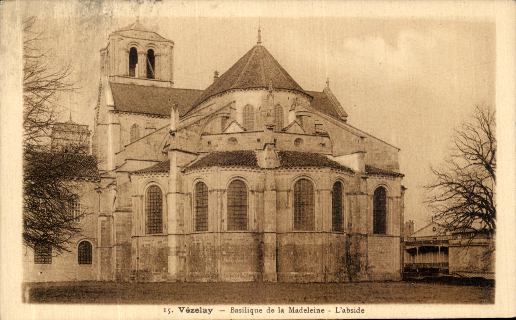 Vézelay — Basilique de la Madeleine — L'abside