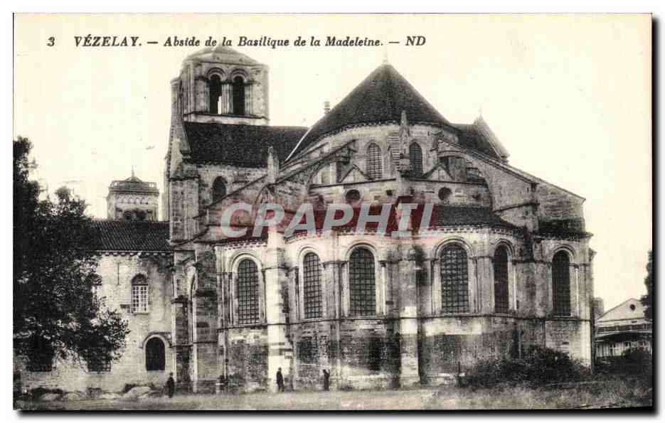 Vézelay — Abside de la Basilique de la Madeleine — ND
