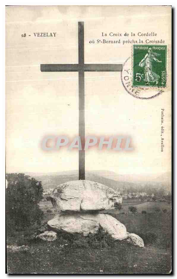 La Croix de la Cordelle — Vezelay — Polian, édit. Avallon