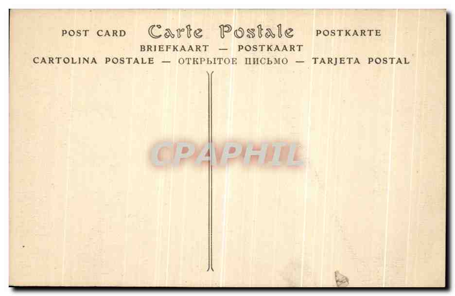 CPA Vezelay Eglise De La Madeleine Portail du Narthex Tympan  — Verso