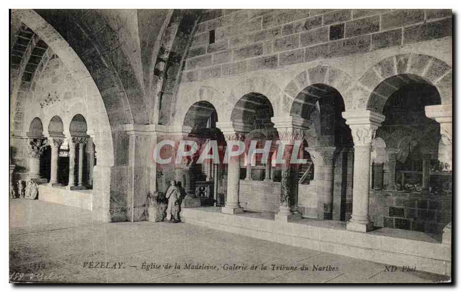 Vézelay — Église de la Madeleine, Galerie de la Tribune du Narthex