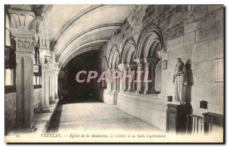 Vézelay — Église de la Madeleine, le Cloître et la Salle Capitulaire