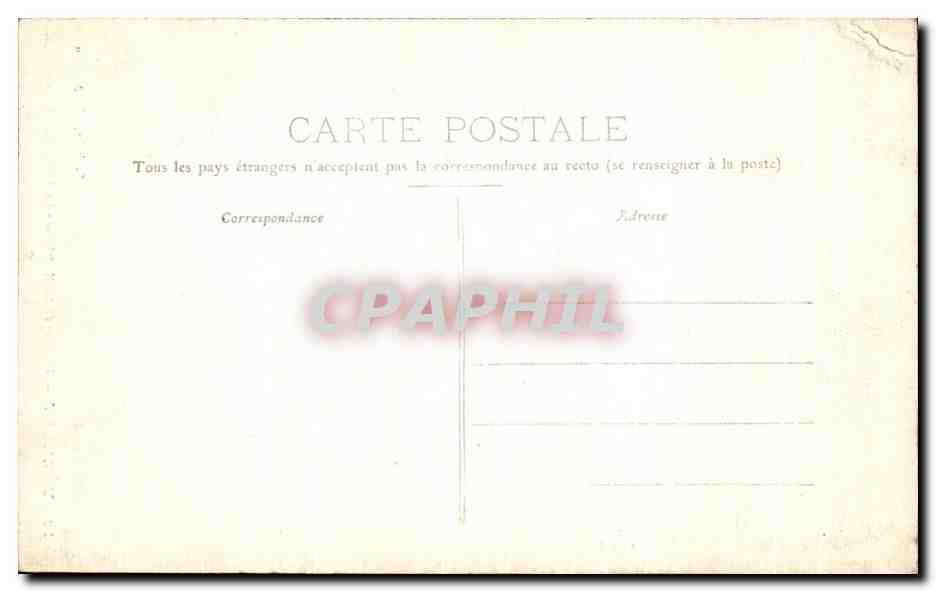 VÉZELAY — L'Église de la Madeleine — La Porte d'entrée principale — Pothain, édit. Avallon — Verso