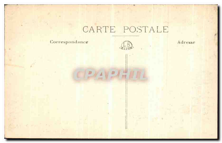 CPA Vezelay Eglise de la Madeleine Le Portail du Narthex et la Nef  — Verso