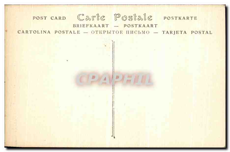 CPA Vezelay Eglise de la Madeleine Portail Central — Rückseite