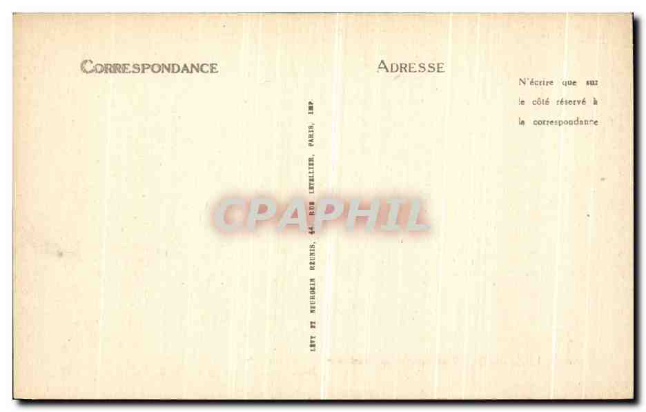 CPA Vezelay Basilique de la Madeleine Portail du Northex Tympan  — Rückseite