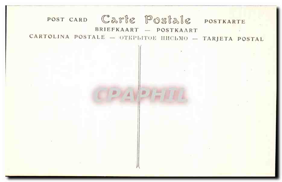 Vézelay — Iglesia de Santa Magdalena, capitel del décimo pilar, lado oeste — CPAPHIL n°205 — Reverso
