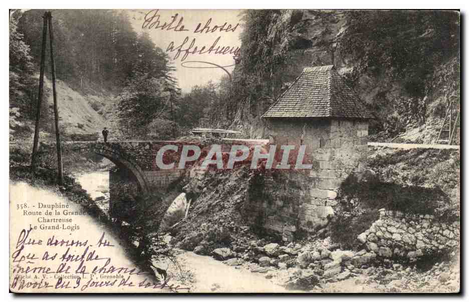 CPA Dauphine Route de la Grande Chartreuse Le Grand Logis