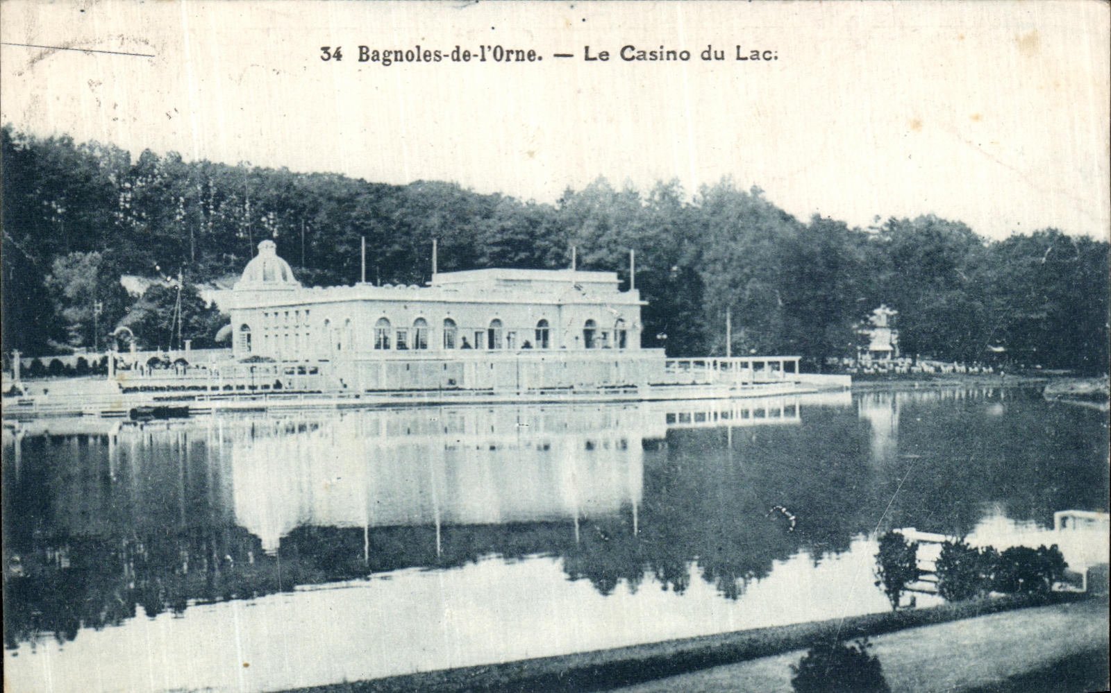 Bagnoles-de-l'Orne — Il Casinò del Lago — editore A. Dupuy, n°34