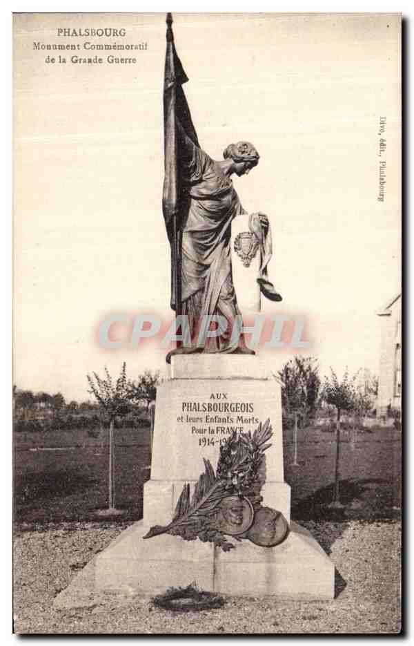 Phalsbourg — Monument commémoratif de la Grande Guerre — Droys, Phalsbourg