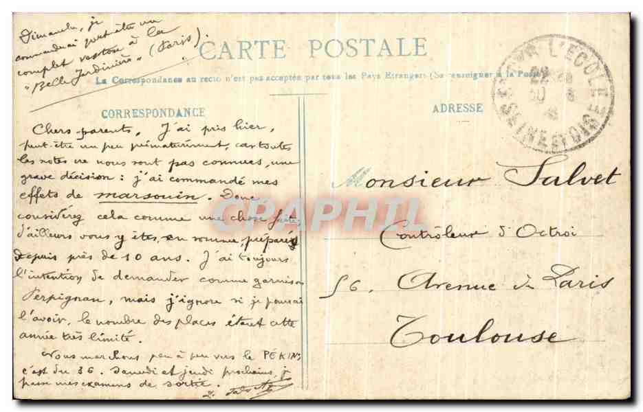 Gravelotte - Le Fond des Génivaux — combat du 18 août 1870 — A. Arnould, édit., Mars-la-Tour — Rückseite