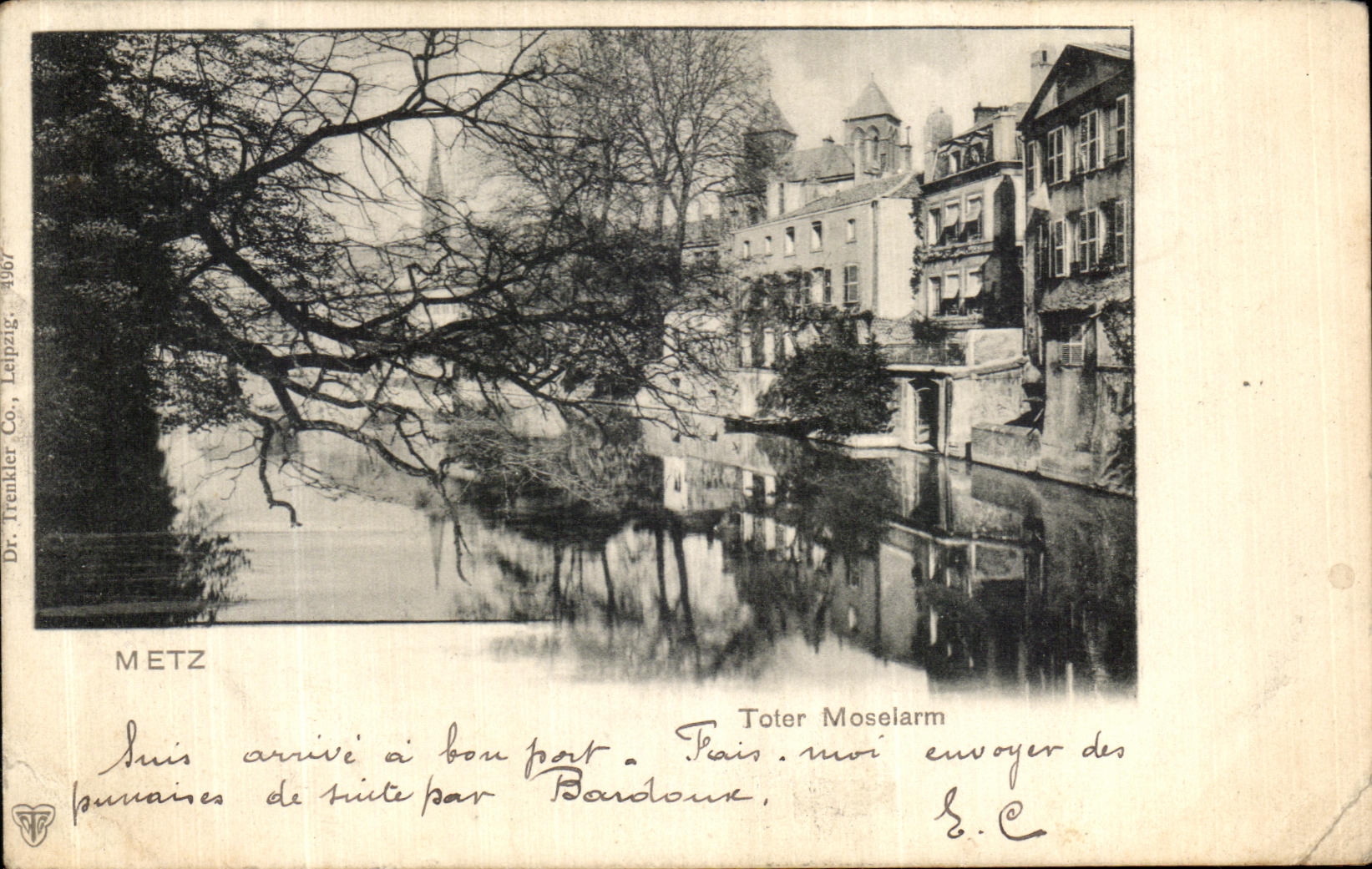 CPA Metz Toter Moselarm