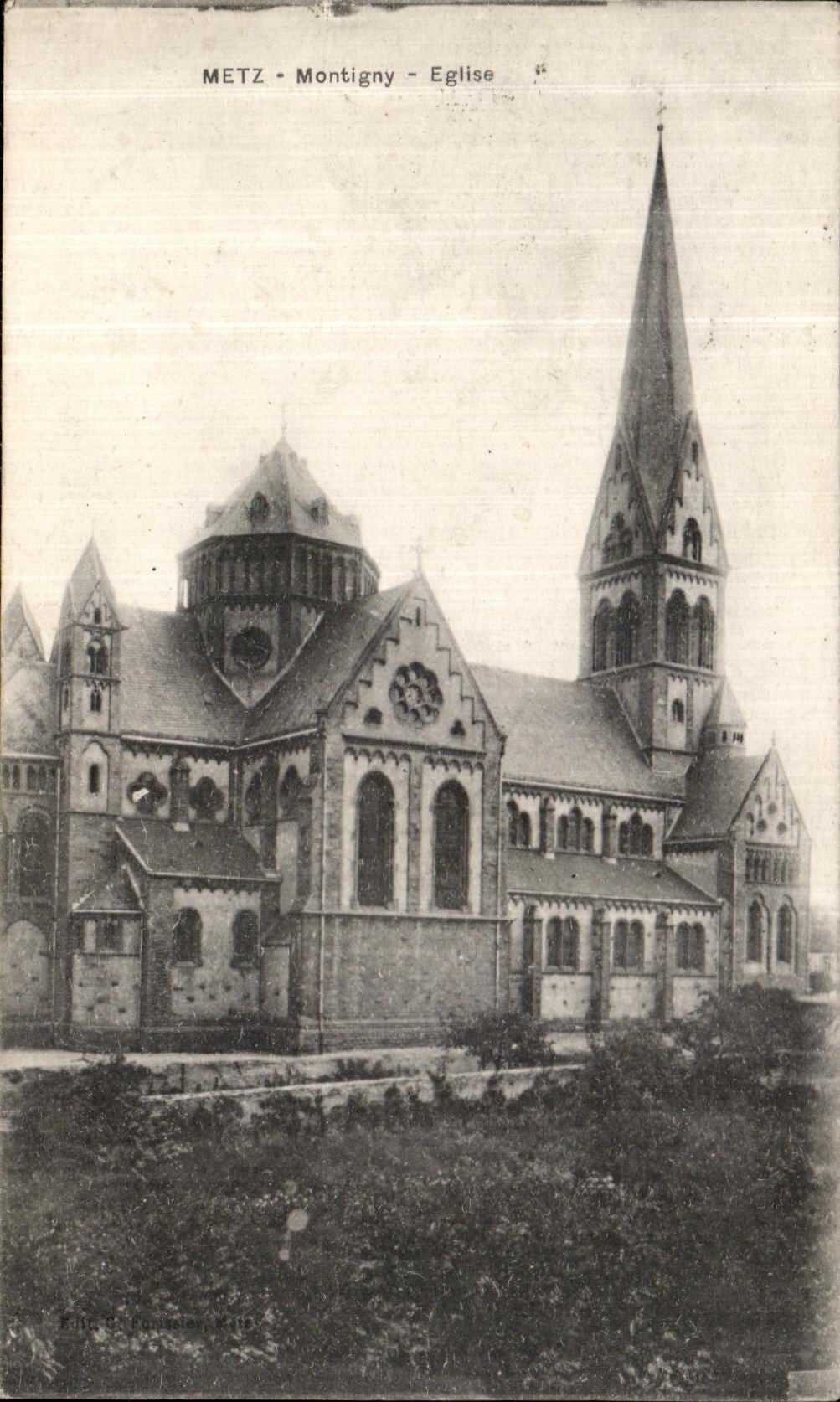 CPA Metz Montigny Eglise