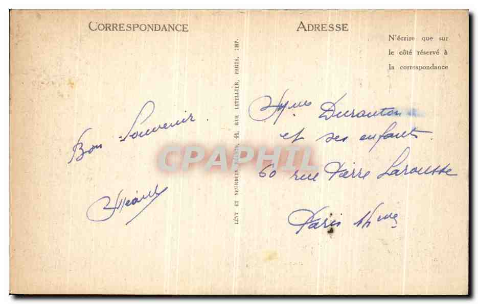 CPA Malo les Bains La digue et les magasins  — Verso