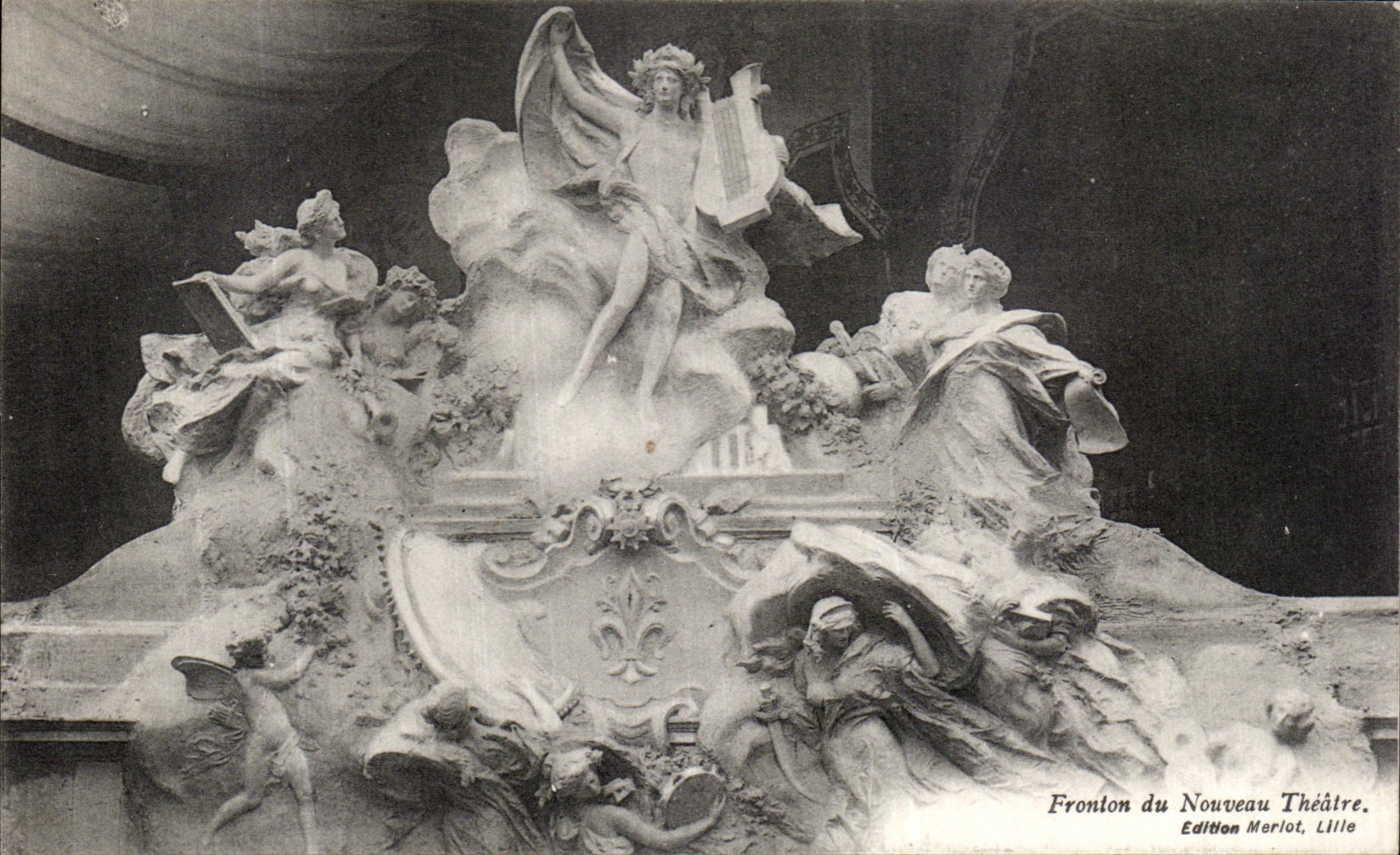 CPA Fronton du Nouveau theatre Lille