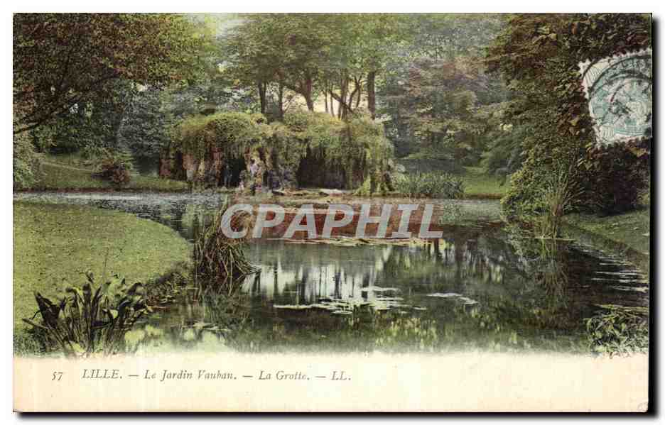 CPA La Jardin Vauban La grotte