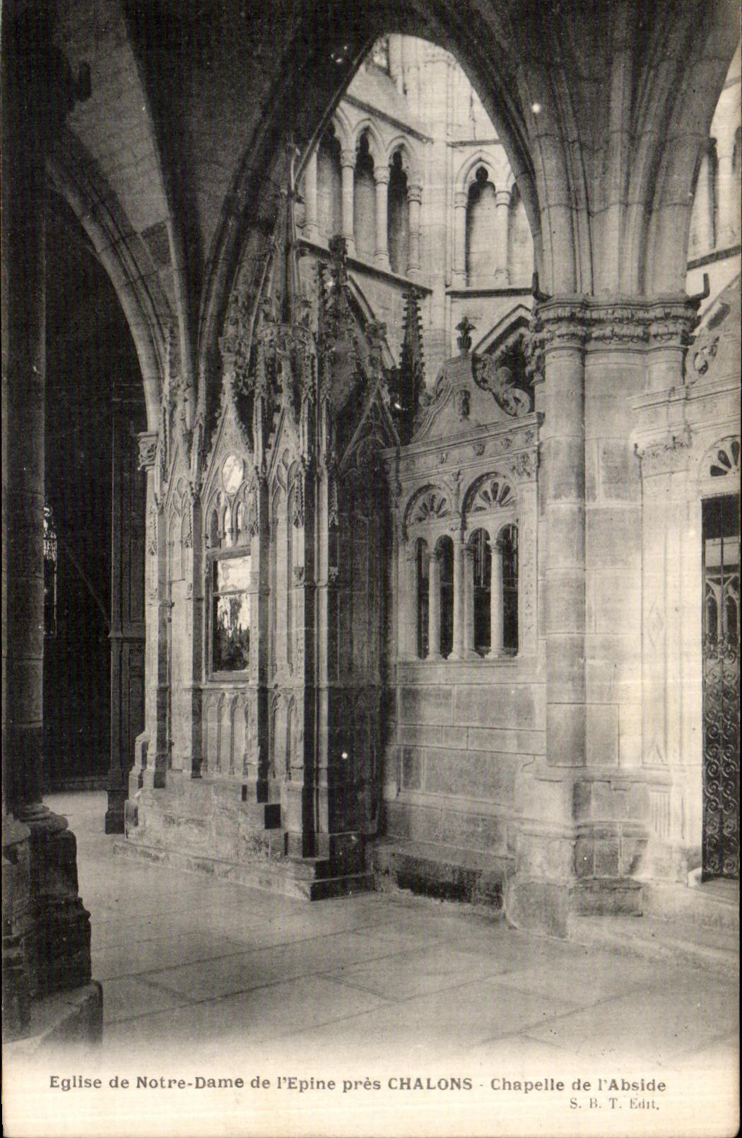 CPA Environs de Notre Dame de l Epine pres Chalons Chapelle de l Abside