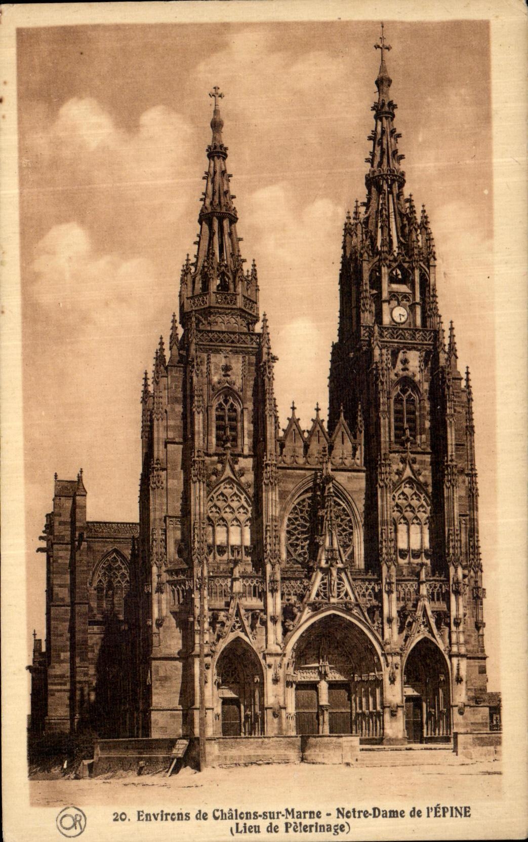 CPA Environs de Chalons sur Marne Notre Dame de L Epine