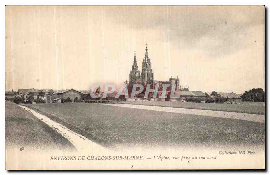 CPA L Epine Vue Prise au sud ouest
