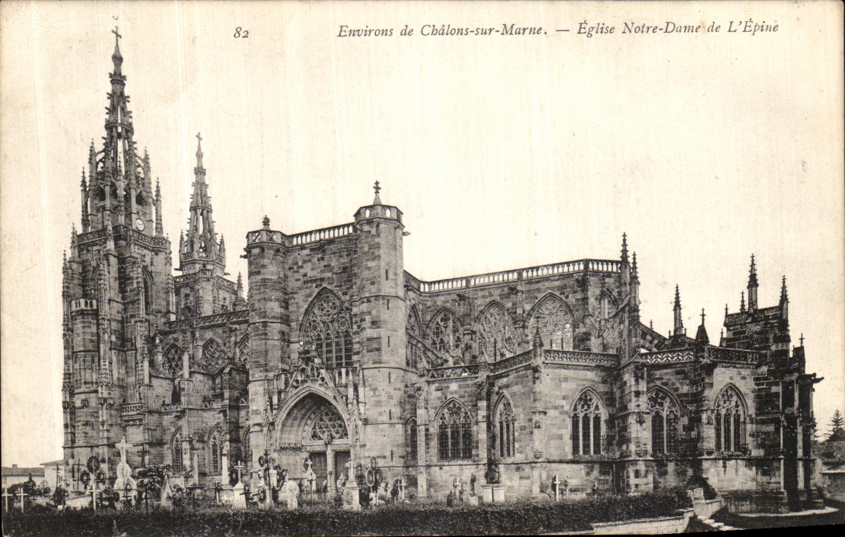 CPA Eglise Notre Dame de L Epine