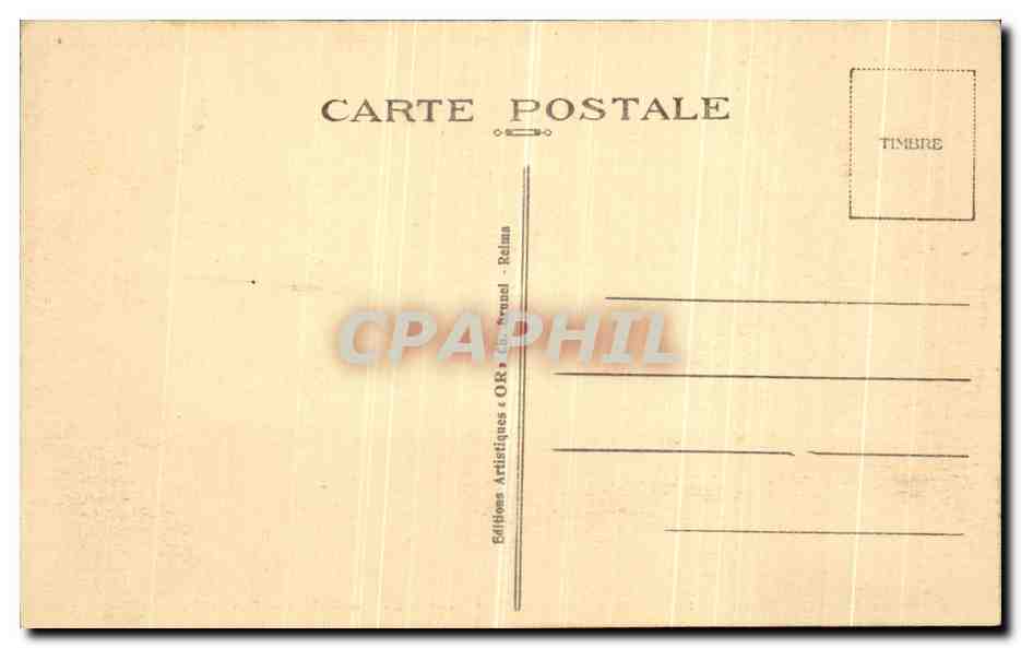 Dormans (Marne) — Chapelle de la Marne — Table d'Orientaion — Don du Touring-Club de France — Verso