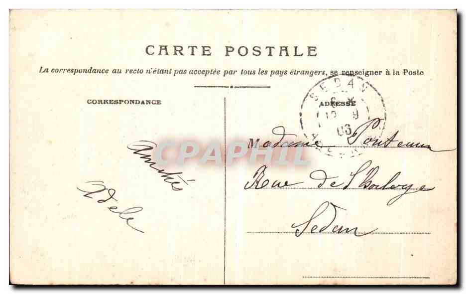 CPA Epernay Vue Generale de la Ville — Back