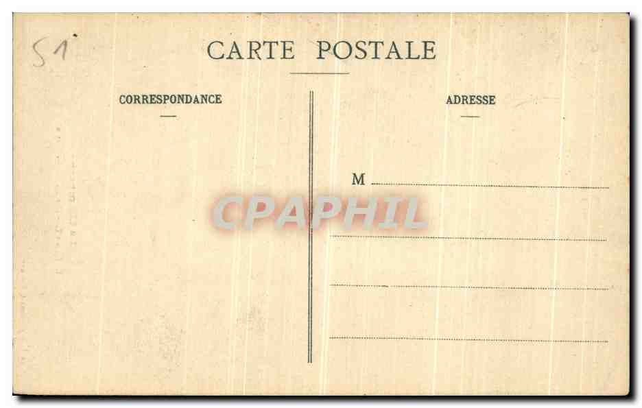 CPA La Champagne Epernay Portail Saint Martin — Rückseite