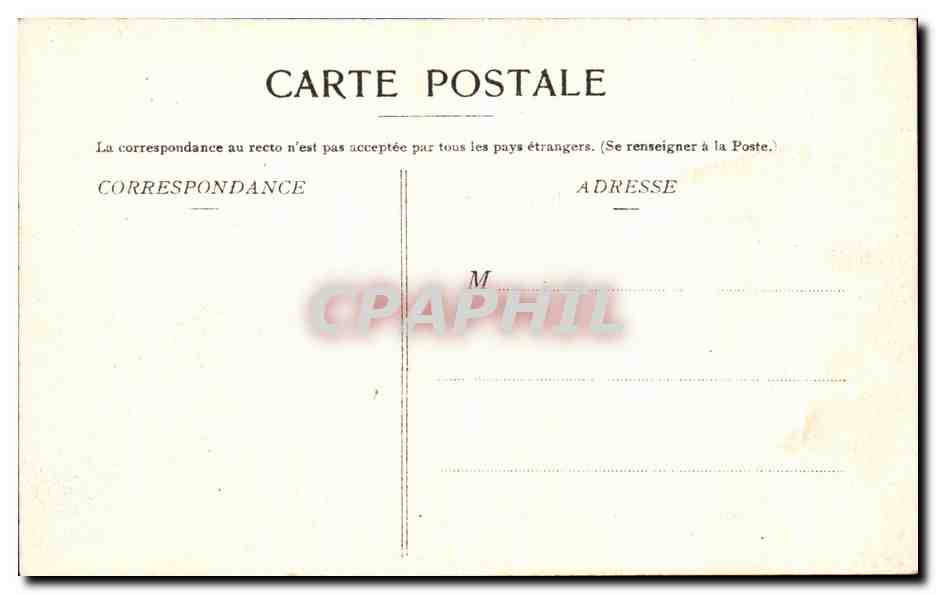 CPA Au Pays du Champgne Epernay Hotel Auban moet — Rückseite