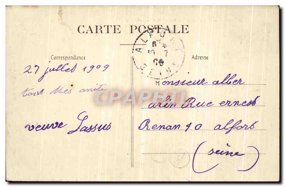 CPA Epernay Vue d Ensemble du Quartier de cavalerie Militaria  — Rückseite