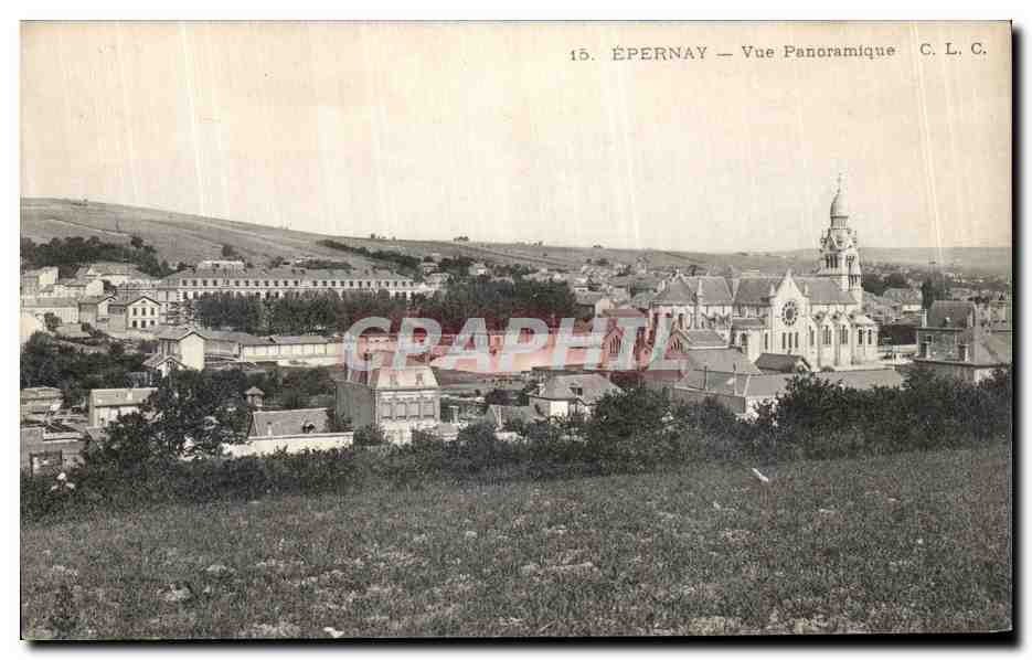 CPA Epernay Vue Panoramique
