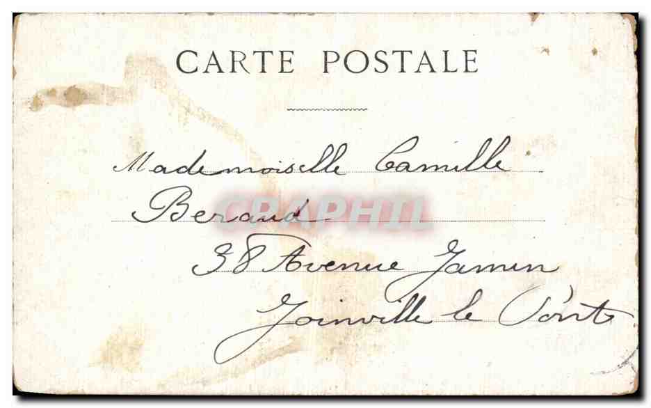 CPA Epernay Chapelle De L Hopital Auban Moet — Rückseite