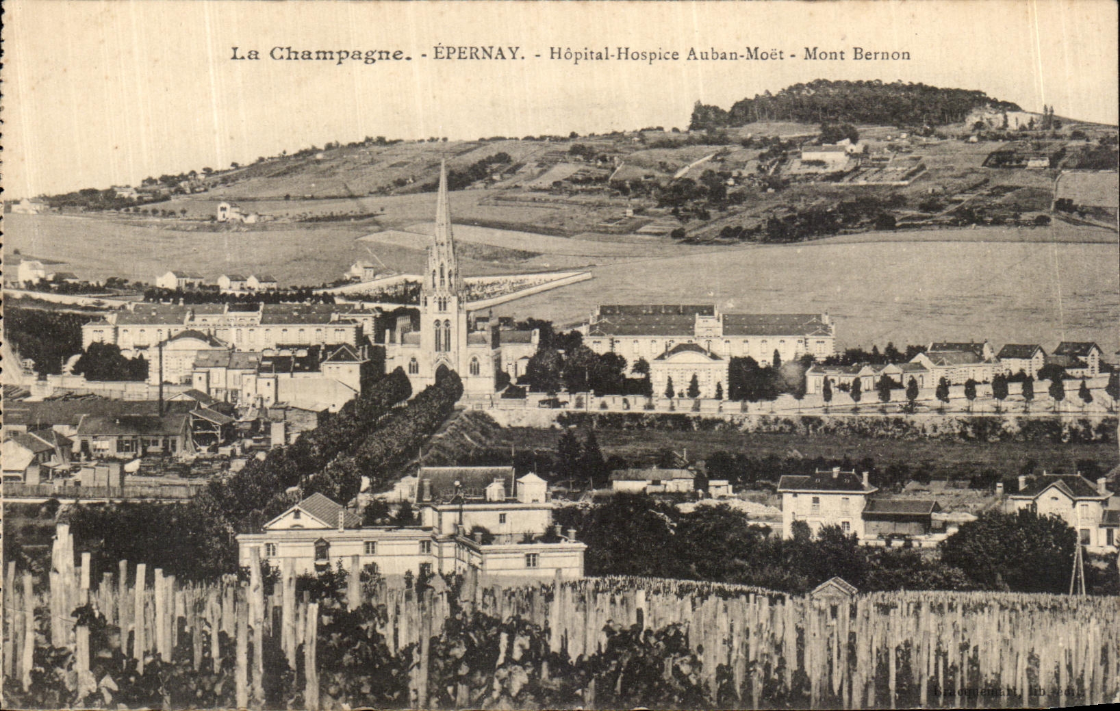 ÉPERNAY - Hôpital-Hospice Auban-Moët - Mont Bernon - La Champagne