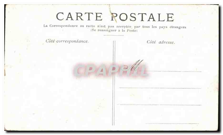 CPA Vitry Le Francois La Cathedrale — Verso