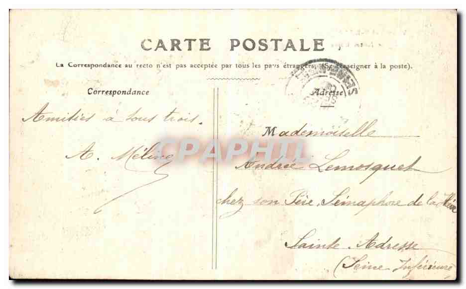 CPA Vitry Le Francois Eglise Notre Dame — Verso