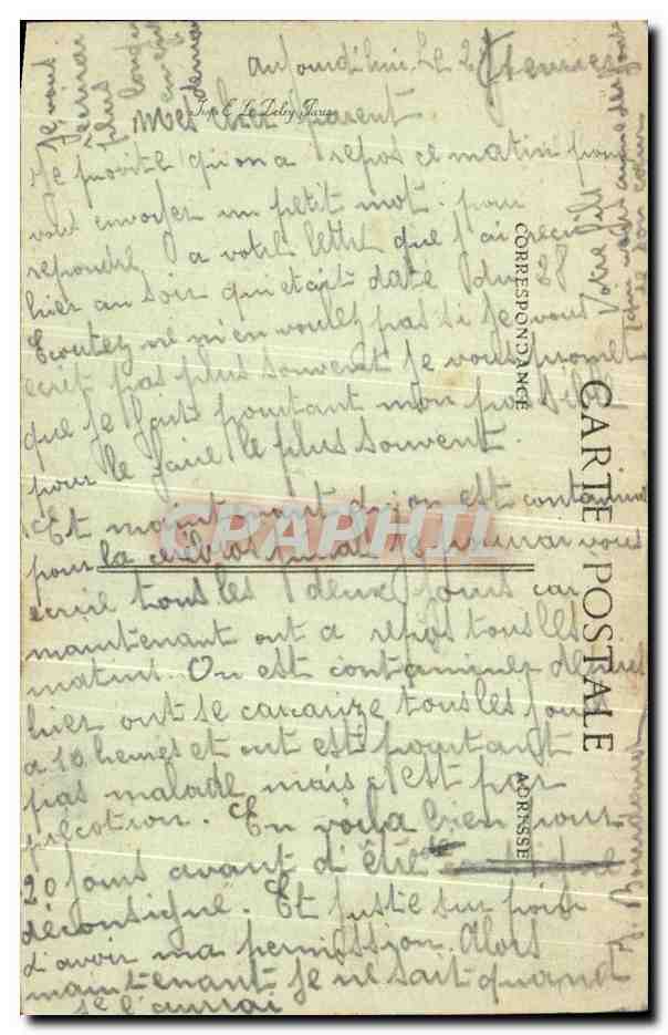 CPA Vitry Le Francois Vue Generale de la Place d Armes — Verso