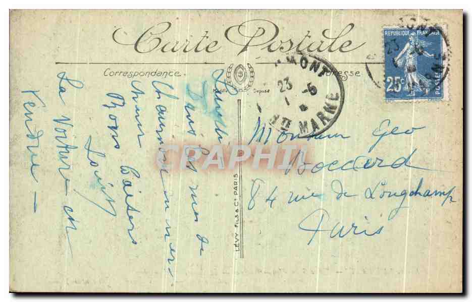 CPA Chaumont Eglise Saint Jean Baptise Le Sepulcre  — Back