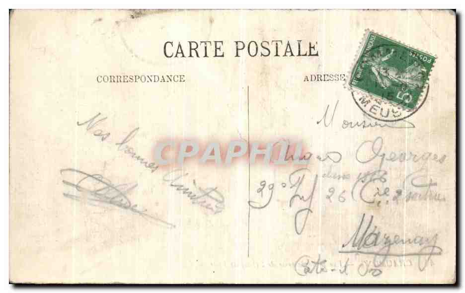 CPA Chaumont Vue Generale prise de l Hotel de Ville — Rückseite