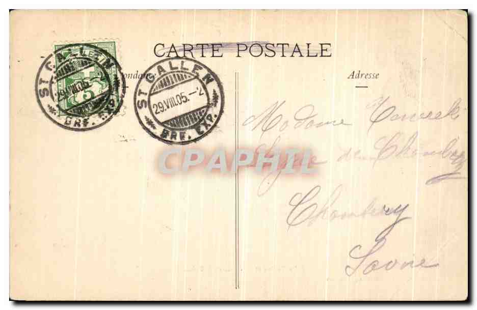 CPA Chaumont Le viaduc et la vallee de la Suize — Rückseite