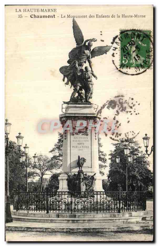 Chaumont - Le Monument des Enfants de la Haute-Marne — Édition Marielle, n°35