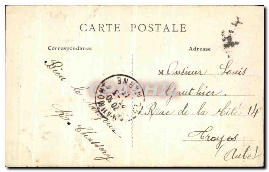 Chaumont - Le Monument des Enfants de la Haute-Marne — Édition Marielle, n°35 — Rückseite