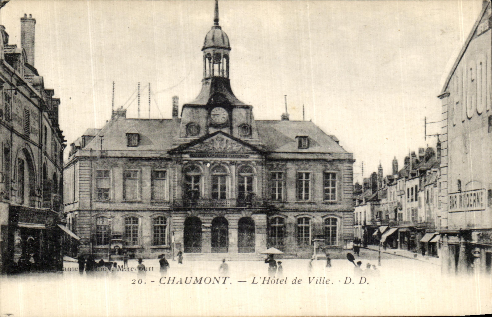CPA Chaumont L Hotel de Ville