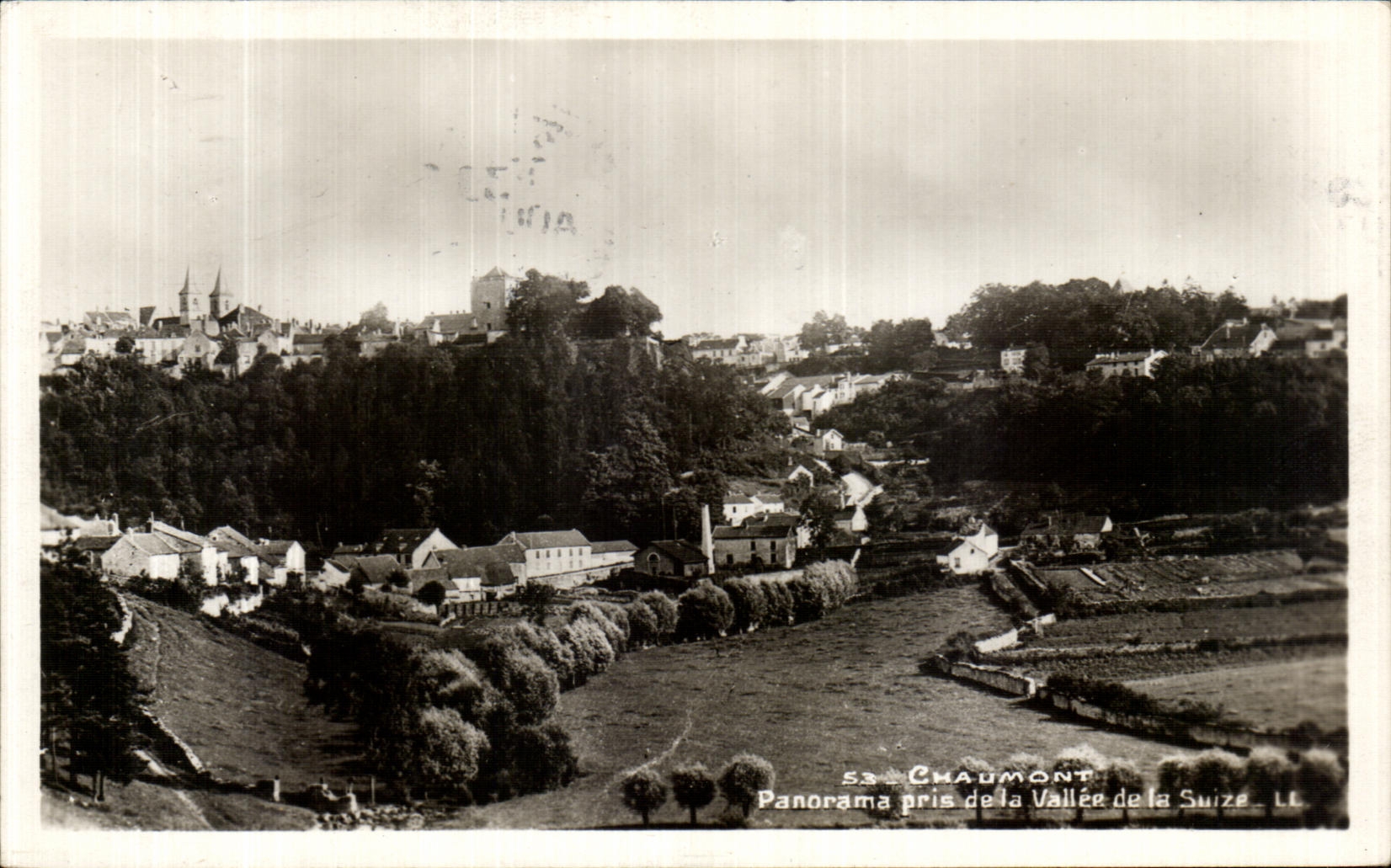 CPA Chaumont Panorama Pris de la Vallee de la Suize