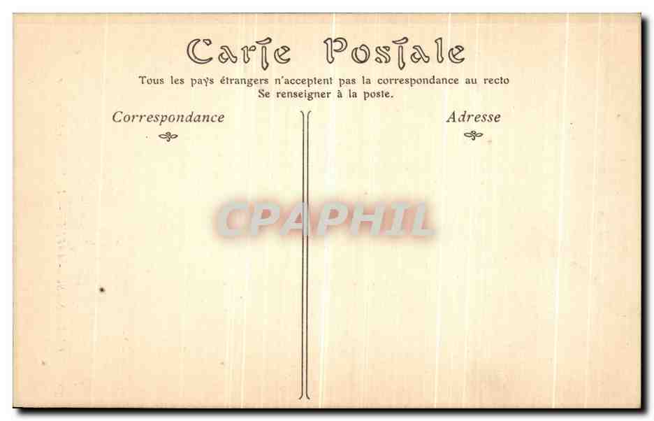 CPA Chalons Sur Marne La Nef de la Cathedrale — Rückseite